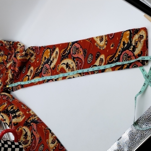 Anthropologie Pilcro & The Letterpress pants floral corduroy Size 25 Skinny - Picture 11 of 11